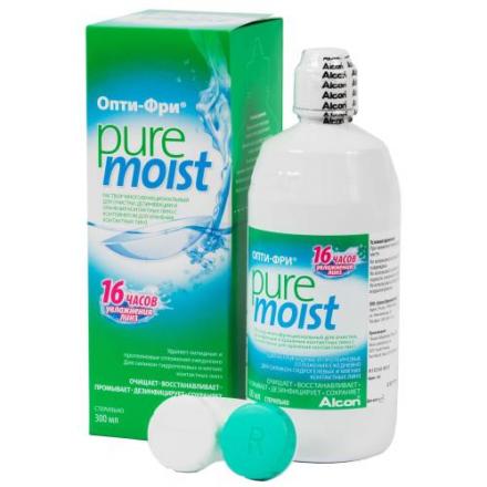 РАСТВОР ДЛЯ ЛИНЗ ОПТИ-ФРИ PURE MOIST 300 мл