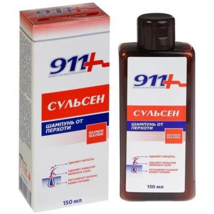 911 СУЛЬСЕН шампунь 150 мл