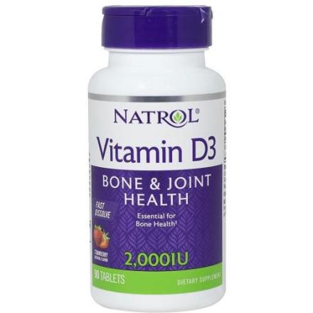 НАТРОЛ ВИТАМИН Д3 табл. д/рассас. 2000 МЕ №90