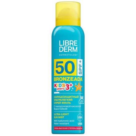 ЛИБРИДЕРМ БРОНЗИАДА СПРЕЙ-ВУАЛЬ СОЛНЦЕЗАЩИТНЫЙ 150 мл SPF50+ ультралегкий