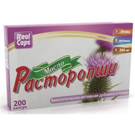 РАСТОРОПША МАСЛО РЕАЛКАПС капс. 300 мг №200