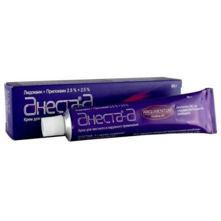 АНЕСТА-А крем наружн. д/местн. прим. 60 гр