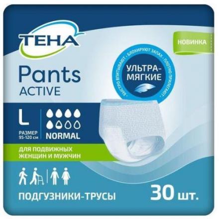ТЕНА ПОДГУЗНИКИ-ТРУСЫ PANTS ACTIVE NORMAL L №30