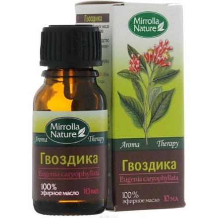 МАСЛО ЭФИРНОЕ ГВОЗДИКА МИРРОЛЛА 10 мл