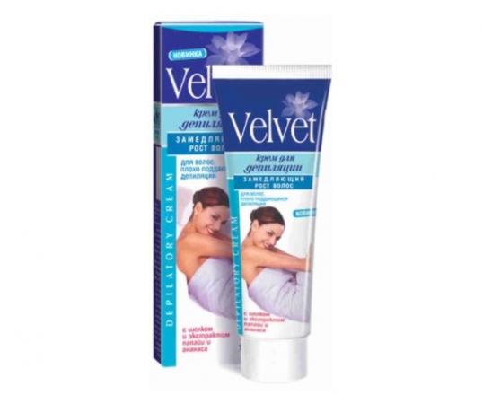 ВЕЛЬВЕТ КРЕМ ДЛЯ ДЕПИЛЯЦИИ 100 мл замедляющ. рост волос