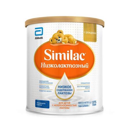 СИМИЛАК НИЗКОЛАКТОЗНЫЙ СМЕСЬ СУХАЯ МОЛОЧНАЯ 375 гр