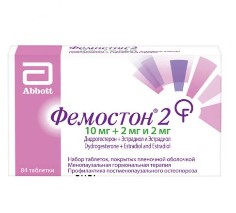 ФЕМОСТОН табл. п/о плен. 2/10 №84
