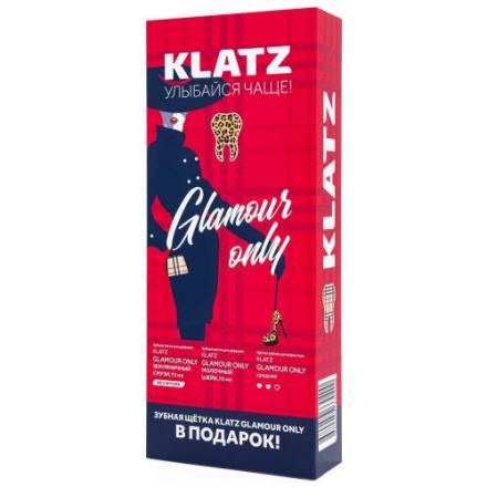 KLATZ (КЛАЦ) GLAMOUR ONLY НАБОР (земляничн.смузи + молочн.шейк + зубн.щетка средн.)