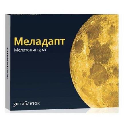 МЕЛАДАПТ табл. п/о плен. 3 мг №30