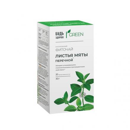ФИТОЧАЙ МЯТА БУДЬ ЗДОРОВ! ф/п 1,5 гр №20
