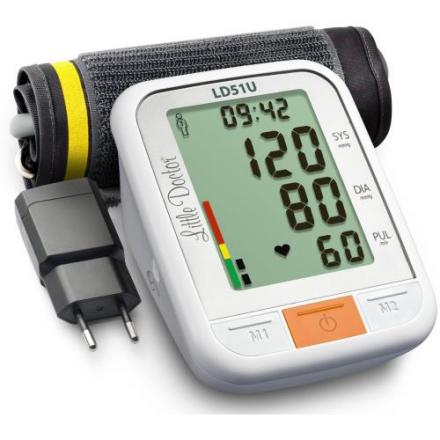 ЛИТТЛ ДОКТОР (LITTLE DOCTOR) ПРИБОР (ТОНОМЕТР) ИЗМ. АРТ. ДАВЛЕНИЯ АВТОМАТ + АДАПТЕР LD 51U