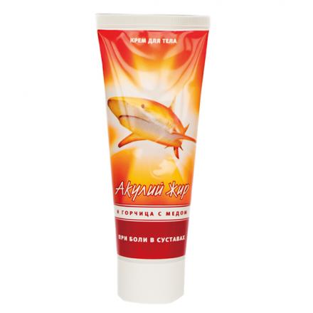 АКУЛИЙ ЖИР ГОРЧИЦА/МЕД крем для тела 75 мл