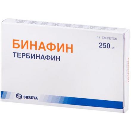 БИНАФИН НЕО табл. 250 мг №14