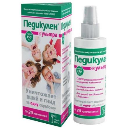 ПЕДИКУЛЕН УЛЬТРА спрей наруж. 150 мл