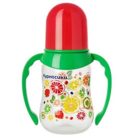 КУРНОСИКИ БУТЫЛОЧКА 125 мл 11020 силикон. соска Фрукты
