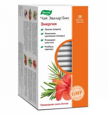 ЧАЙ БИО ЭВАЛАР ЭНЕРГИЯ ф/п №20