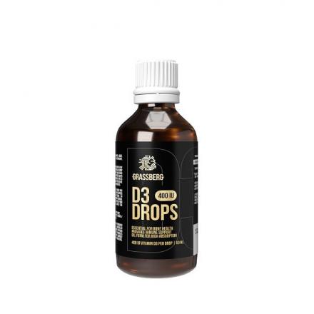 GRASSBERG ВИТАМИН D3 капли фл. 400 МЕ 50 мл