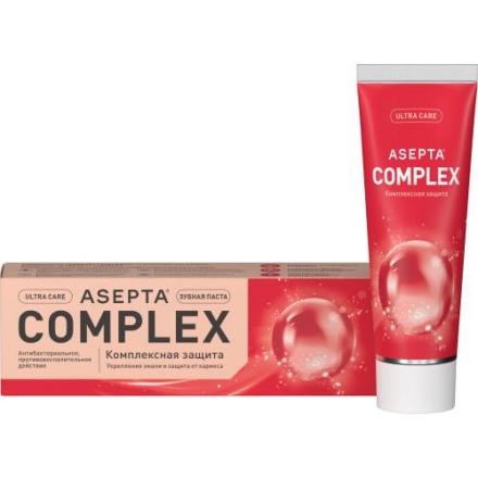АСЕПТА КОМПЛЕКСНАЯ ЗАЩИТА ЗУБНАЯ ПАСТА 75 мл