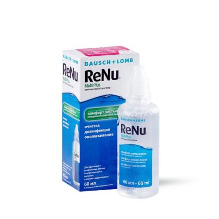 РАСТВОР ДЛЯ ЛИНЗ RENU (РЕНЮ) MULTI PLUS 60 мл