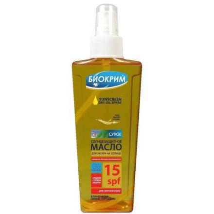 БИОКРИМ МАСЛО СОЛНЦЕЗАЩИТНОЕ 135 мл SPF15