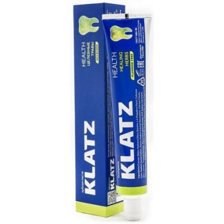 KLATZ (КЛАЦ) HEALTH ЗУБНАЯ ПАСТА 75 мл целебные травы, без фтора