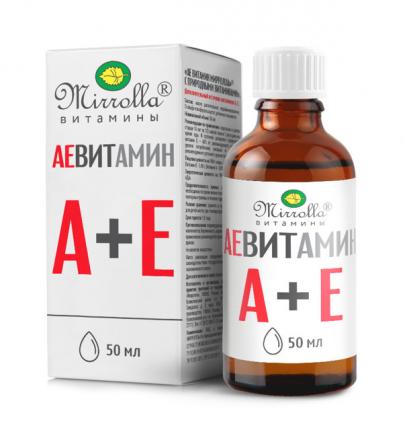 АЕВИТАМИН МИРРОЛЛА р-р внутр. фл. 50 мл