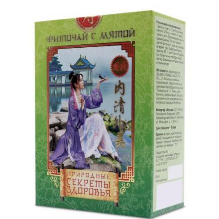 ФИТОЧАЙ ПРИРОДНЫЕ СЕКРЕТЫ ЗДОРОВЬЯ С МЯТОЙ ф/п №20