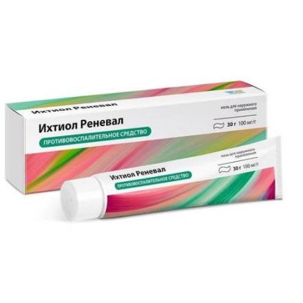 ИХТИОЛОВАЯ МАЗЬ РЕНЕВАЛ 10% туба 30 гр