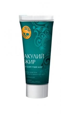 АКУЛЬЯ СИЛА КРЕМ ДЛЯ ТЕЛА 75 мл акулий жир/барсучий жир