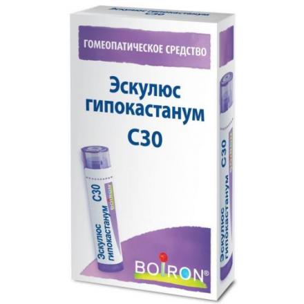 ЭСКУЛЮС ГИПОКАСТАНУМ С30 гранулы гомеопатич. 4 гр