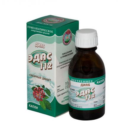ЭДАС -112 (ДИАБ) капли внутр. 25 мл
