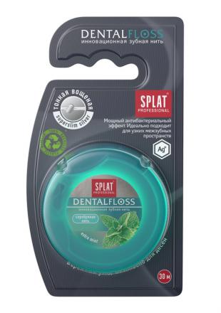 СПЛАТ ДЕНТАЛ ФЛОСС ЗУБНАЯ НИТЬ 30 м мята/волокна серебра