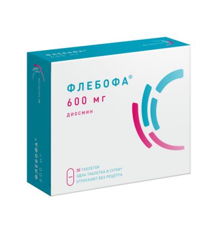 ФЛЕБОФА табл. 600 мг №30