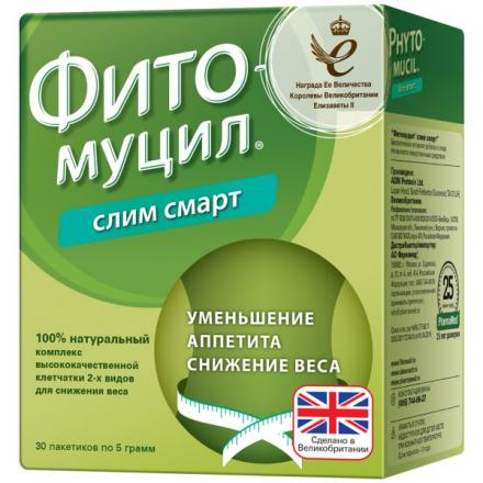 ФИТОМУЦИЛ СЛИМ СМАРТ пор. внутр. саше 5 гр №30