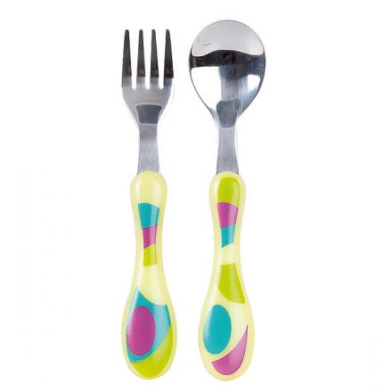 ПОМА НАБОР ДЛЯ КОРМЛЕНИЯ 815 нерж. сталь ложка + вилка