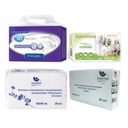 ПЕЛЕНКИ ВПИТЫВАЮЩИЕ 60см х 40см №30