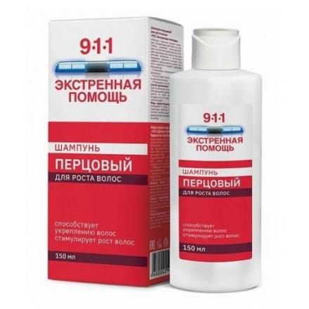 911 ПЕРЦОВЫЙ МИРРОЛЛА ШАМПУНЬ 150 мл для роста волос