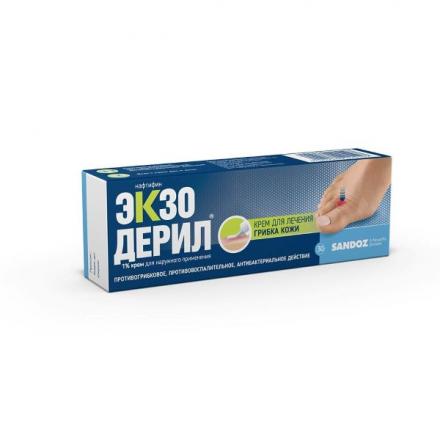 ЭКЗОДЕРИЛ крем 1% туба 30 гр