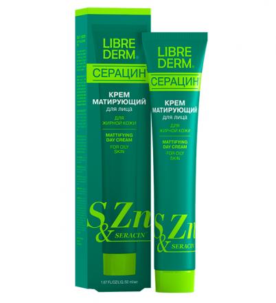 ЛИБРИДЕРМ СЕРАЦИН КРЕМ ДЛЯ ЛИЦА 50 мл дневной матирующий