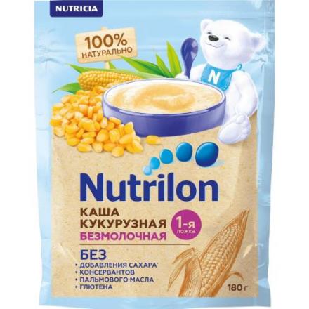 НУТРИЛОН КАША БЕЗМОЛОЧНАЯ кукурузная 180 гр