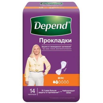 ДЕПЕНД ПРОКЛАДКИ ЖЕНСКИЕ ПРИ НЕДЕРЖАНИИ МИНИ №14