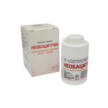 НЕОБАЦИТРИН пор. наруж. 10 гр