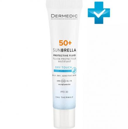 ДЕРМЕДИК SUNBRELLA ФЛЮИД ДЛЯ ЛИЦА 40 мл SPF 50+ матирующ. защит.