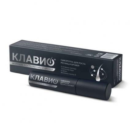 КЛАВИО СЫВОРОТКА ДЛЯ РЕСНИЦ И БРОВЕЙ 7 мл формула роста