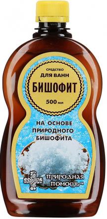 БИШОФИТ ПРИРОДНАЯ ПОМОЩЬ средство для ванн 500 мл