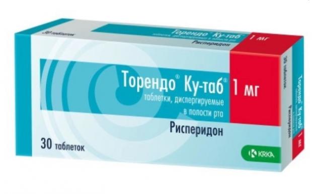 ТОРЕНДО КУ-ТАБ табл. дисперг. 1 мг №30