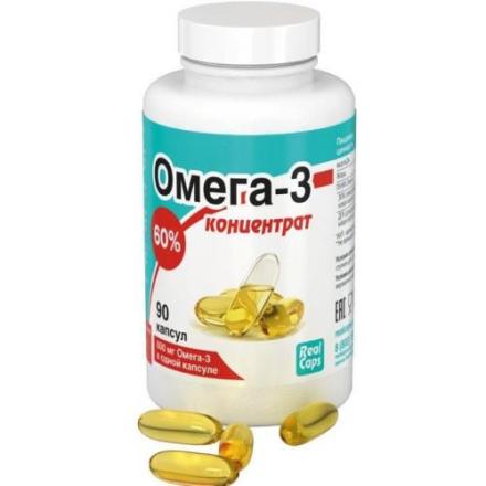 ОМЕГА-3 60% РЕАЛКАПС капс. 1000 мг №90