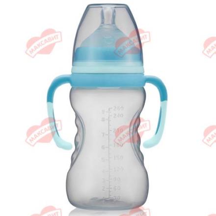 ROXY-KIDS БУТЫЛОЧКА 260 мл силикон. соска с широк. горлом