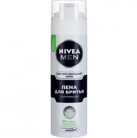 НИВЕЯ МЭН ПЕНА ДЛЯ БРИТЬЯ 200 мл успокаивающ. для чувствит. кожи