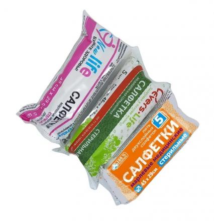 САЛФЕТКИ МАРЛЕВЫЕ СТЕРИЛЬНЫЕ 45см х 29см №5